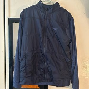 Olympic Club Blue Full Zip Puffer Jacket
